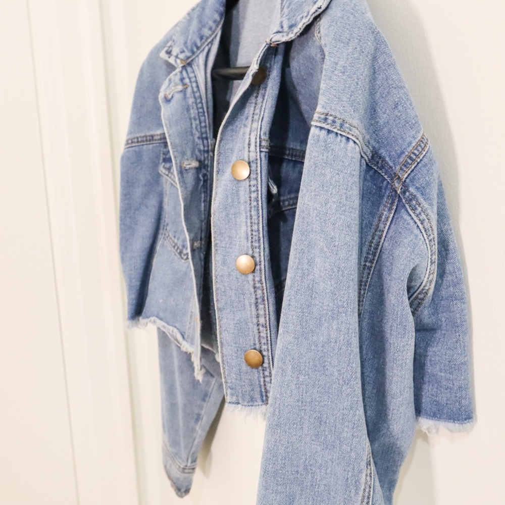 Cropped Jean Jacket